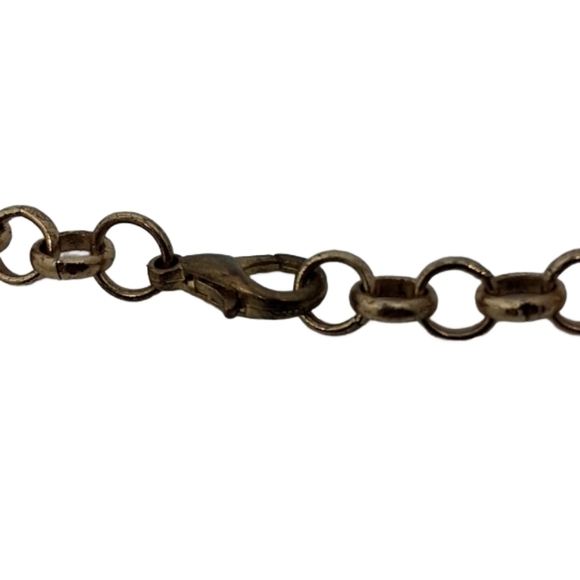 Bold Boho Magnesite Stone Statement Necklace – Turquoise & Coral Tones - Picture 6 of 6